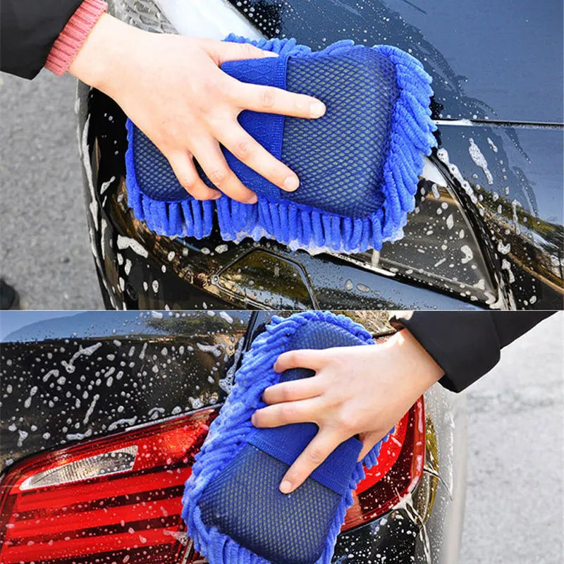 High-Quality Auto Cleaning Sponge Brush For Car Wheel Tire Wash Wipe Water Suction Sponge Pad Wax Polishing Tyre Brushes Tools