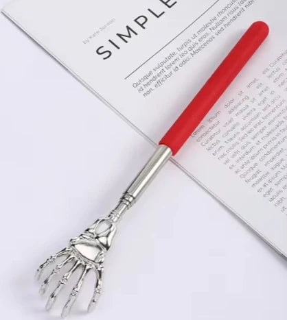 Portable Extendable Back Scratcher Stainless Steel Telescoping Back Scratcher for Both Human and Pets Extendable Back Massager